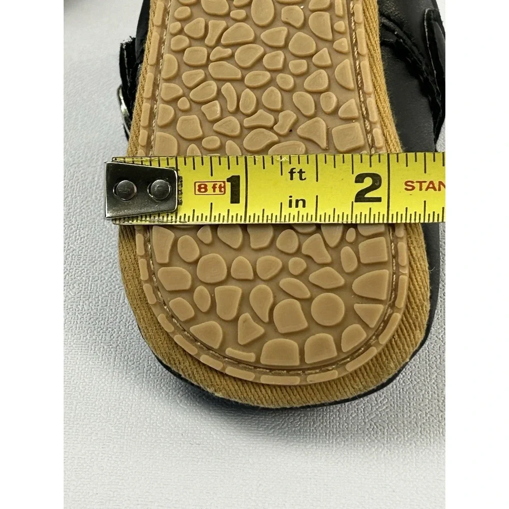 Baby Toddler Girls Black Mary Jane T Strap Shoes Size 11 Soft Sole Classic